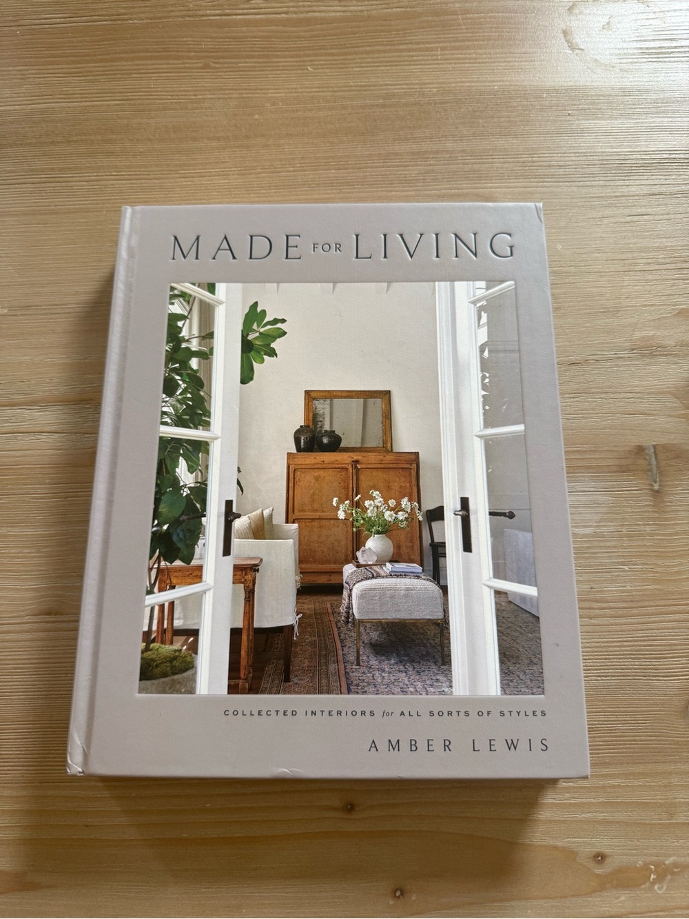 Made for Living Hardcover Coffee Table Book by — White